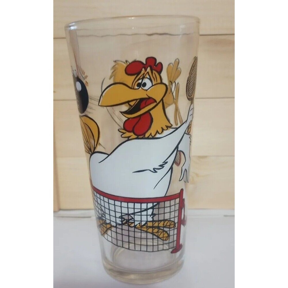 Vintage Henery Hawk Pepsi Collectors Series Glass 1976 Tennis